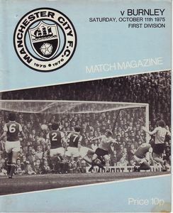 Manchester City v Burnley 1975/76